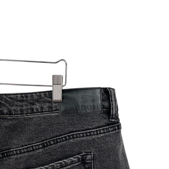 Eloquii The Barrel Leg Jean High Rise Denim Vintage Black Plus Size 16 - Picture 10 of 13